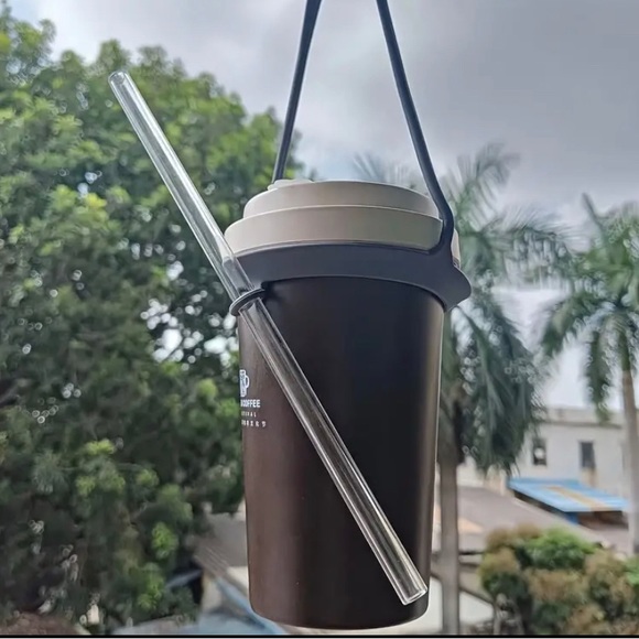 🆕 Cup/Tumbler Holder with 2 Random Charms Silicone & Eco-Friendly - Picture 4 of 15